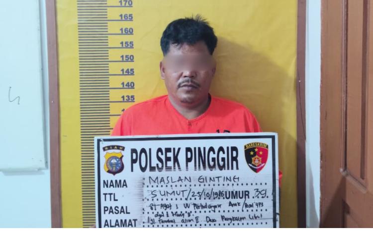 Polsek Pinggir Ungkap Kasus Persetubuhan Anak, Paman Korban Diamankan Polisi